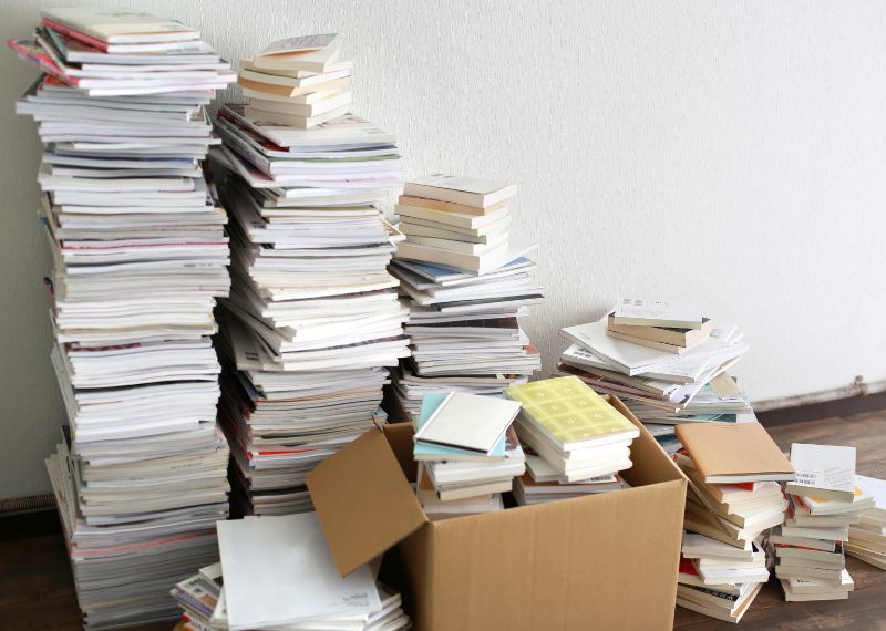 How to Dispose of Old Books and Magazines