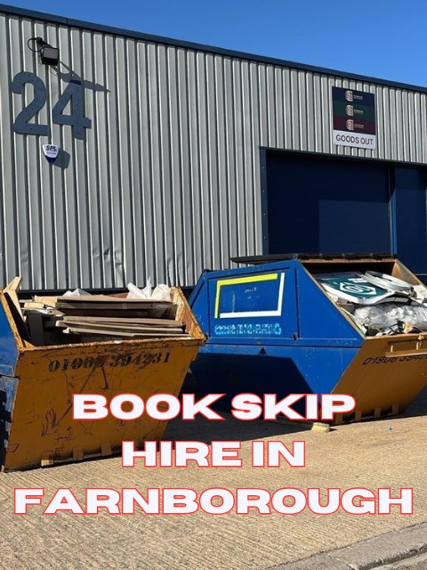 Book a Skip in Farnborough
