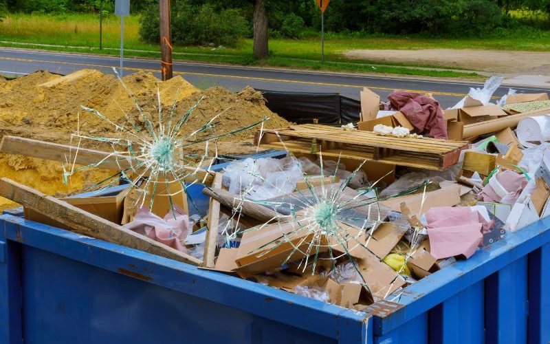 Can You Dispose of Glass in a Skip
